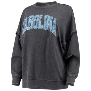 Women's Gameday Couture Heathered Charcoal North Carolina Tar Heels Basically Pe